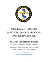 Early Childhood Parent Handbook 2026 2027